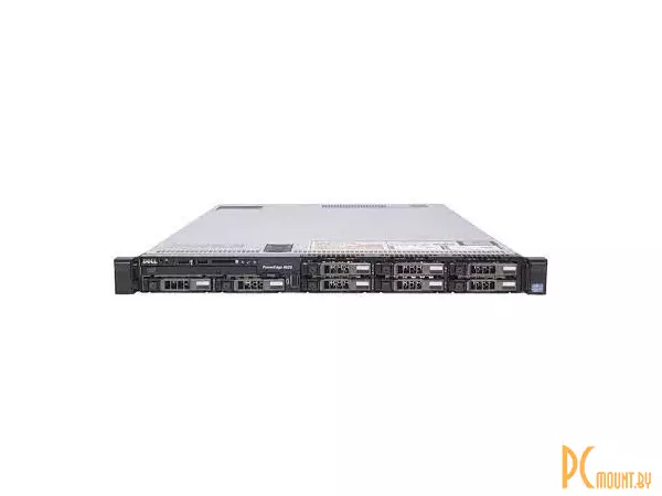 Сервер Dell R620 SFF 1U, 32GB, 2x Xeon E5-2640v2; (2.0 / 2.5GHz, 8 cores, 16 threads, 20M Cache, 7.2GT / s), 2-Socket, RAM: 32GB (4x8GB) DDR3 1600 MHz (24 слота DDR3 RDIMM, UDIMM, and LRDIMM), RAID: PERC H710P Mini, LAN: 2x 10G SFP+, 2x 1G (C63DV), PSU: 2x 750W; 8 HotSwap SFF 2.5", no HDD, 2xHDD tray 2.5", PCIe 3.0: 2 слота half height, half length (2 x16), 1 слот half height (7RCMV02) б / у