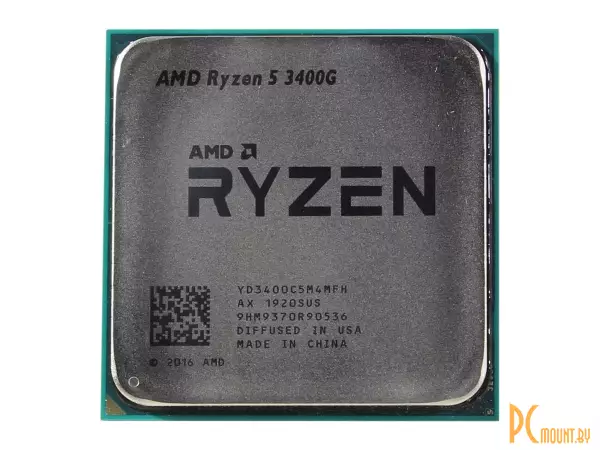 Процессор AMD Ryzen 5 3400G BOX Soc-AM4