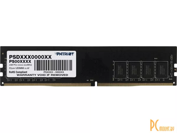 Память оперативная DDR4, 16GB, PC25600 (3200MHz), Patriot  PSD416G320081